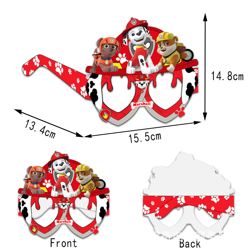 Plant Parent Gifts - Cartoon Paw Patrol Theme Glasses Birthday