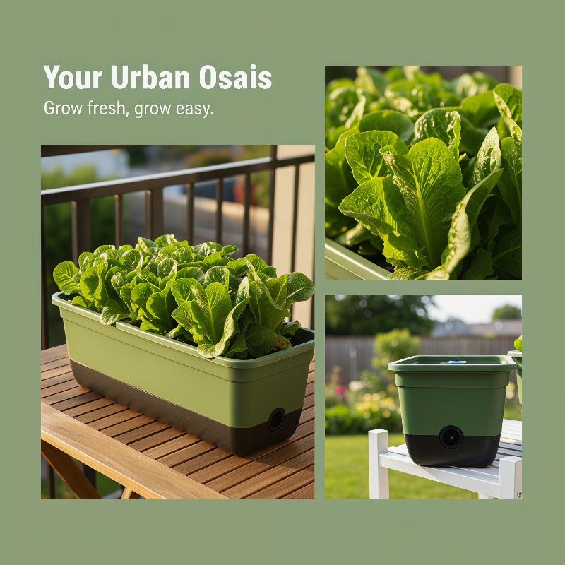 Plant Parent - Rectangular Self Watering Planter Box UV