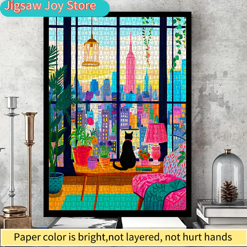 DIY Paper Puzzle, New York Cit - The Plant Parent 评论和价格