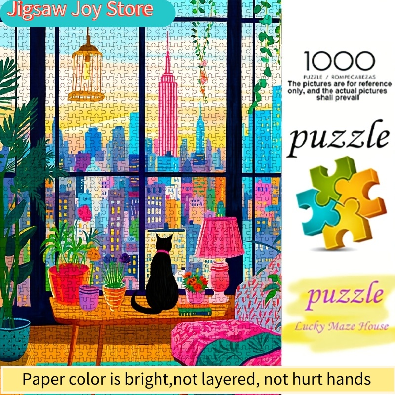 DIY Paper Puzzle, New York Cit - The Plant Parent 评论和价格