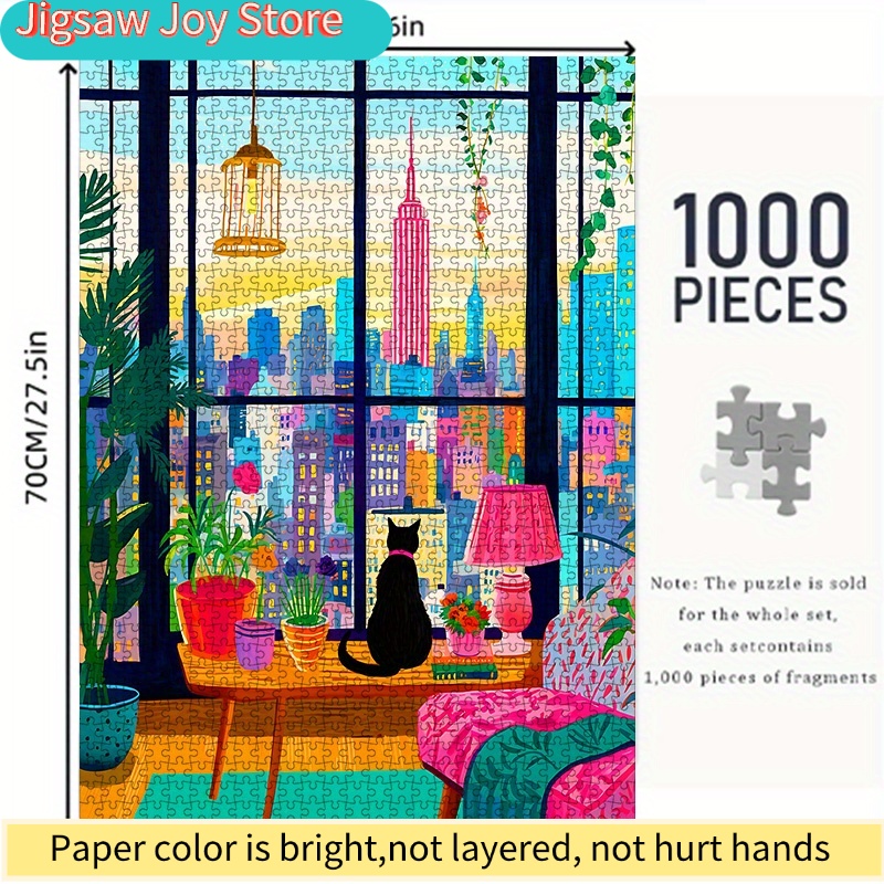 DIY Paper Puzzle, New York Cit - The Plant Parent 评论和价格