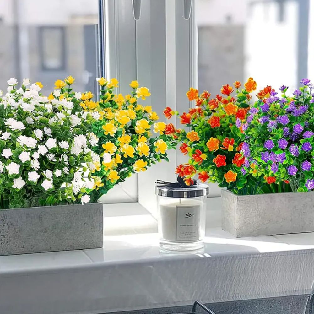 3/6pcs Artificial Plant Flower - Plant Parent Gifts 评论和价格