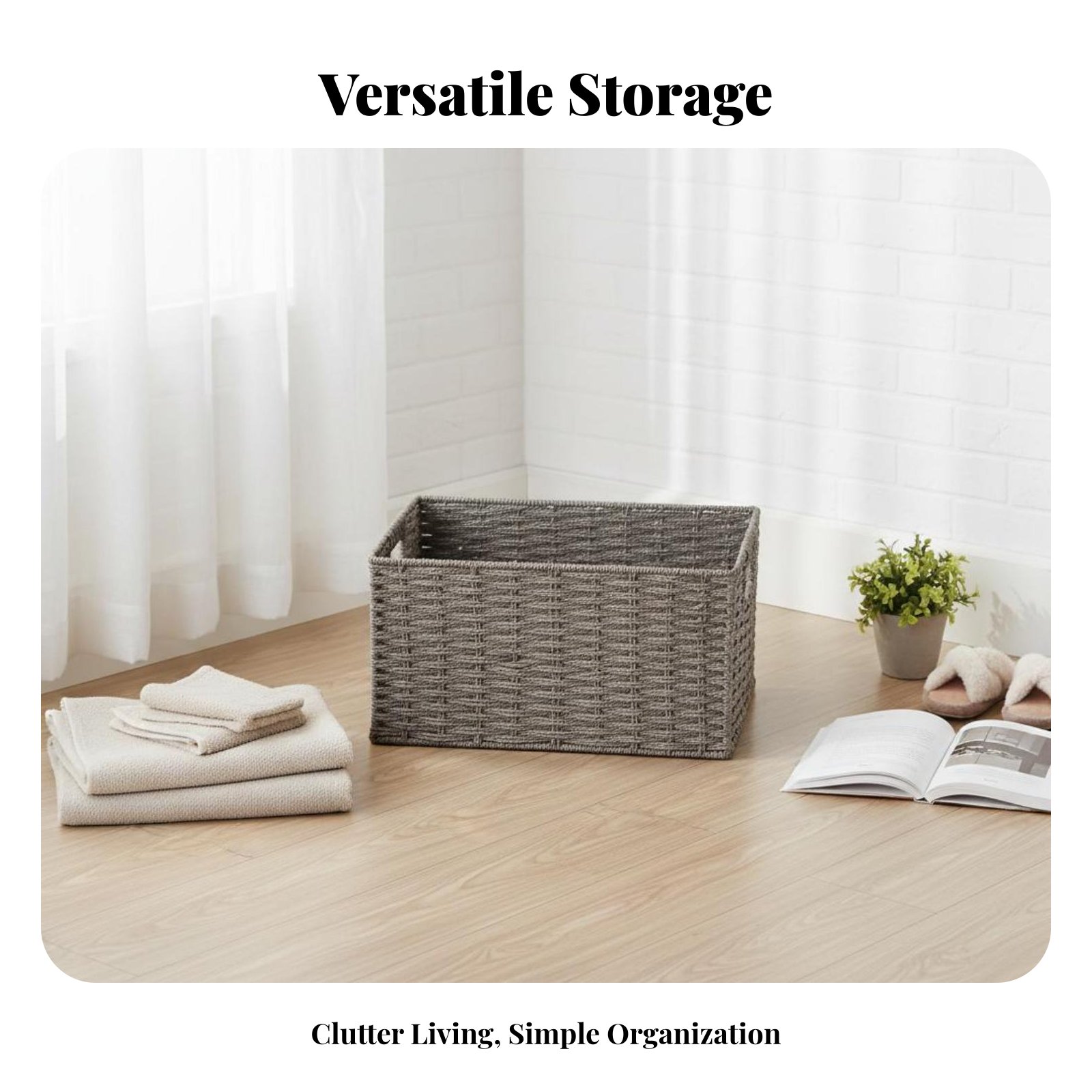 Woven Storage Container Japane - Is Plant Parent Free To Use 评论和价格