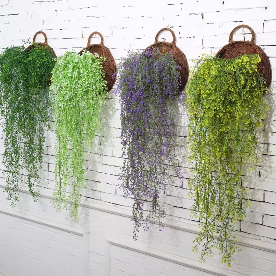 Hand Made Wicker Rattan Flower - Plant Parent 评论和价格